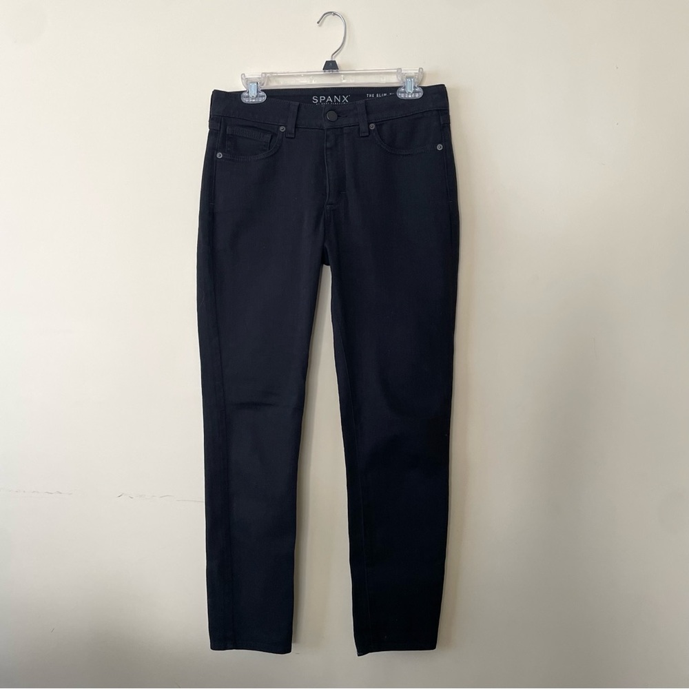 SPANX Black slim x ankle jeans pants